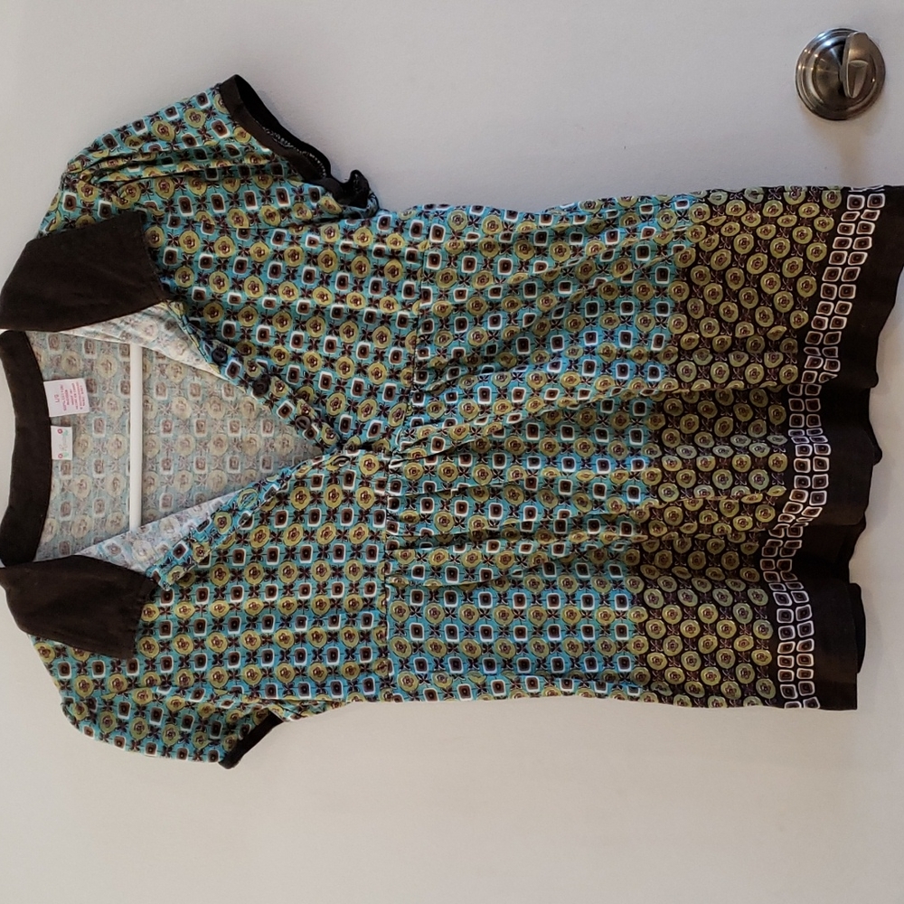 Route 100% Cotton Blouse Size L